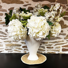 Load image into Gallery viewer, Faux White Hydrangea Arrangement