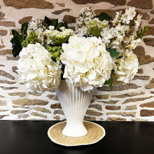 Load image into Gallery viewer, Faux White Hydrangea Arrangement
