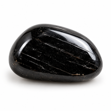 Load image into Gallery viewer, Illustrative Tourmaline tumblestone on a white background.
